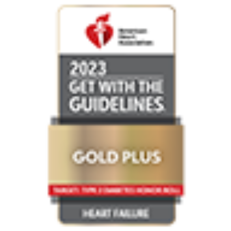 Gwtg 2023 heart failure gold plus target diabetes honor roll