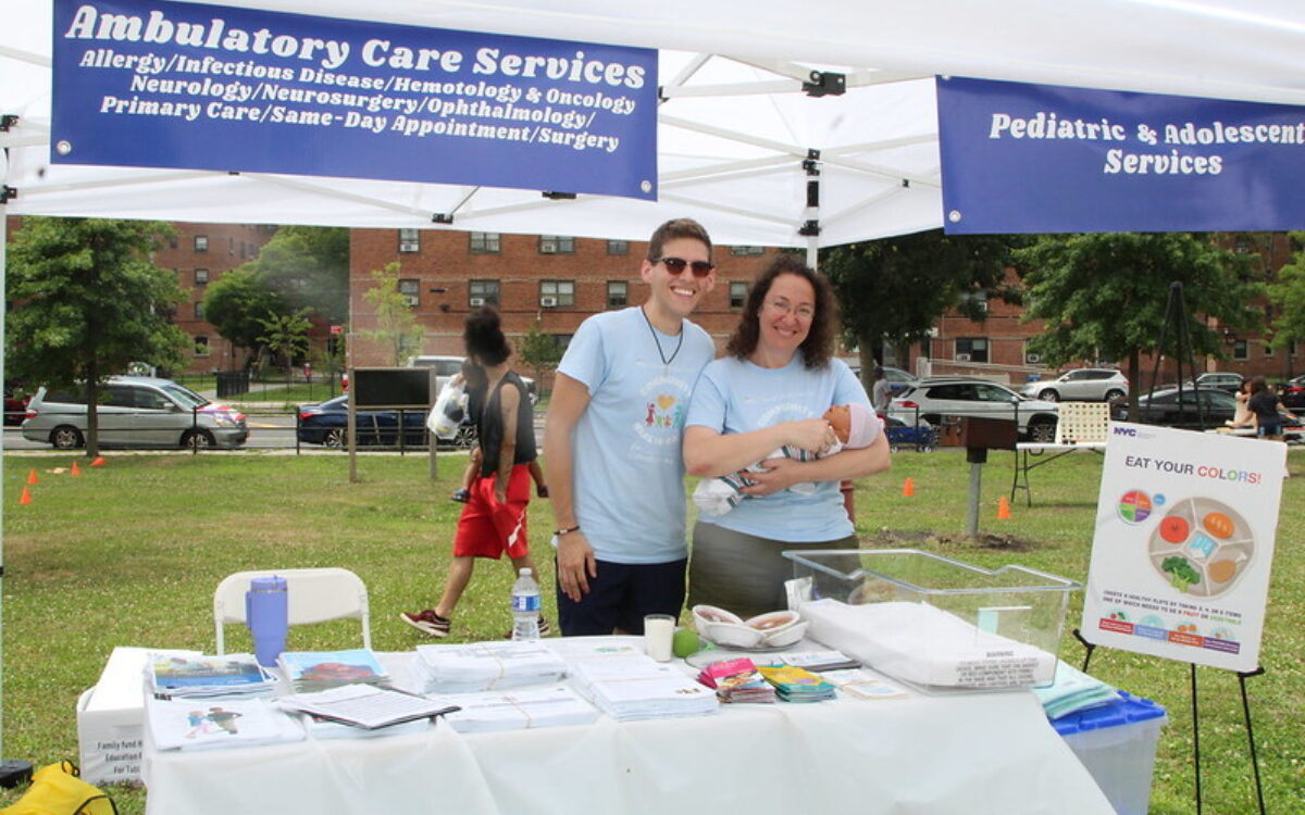 Dr. Kenneth Tietjen at South Brooklyn Health Community Health Fair