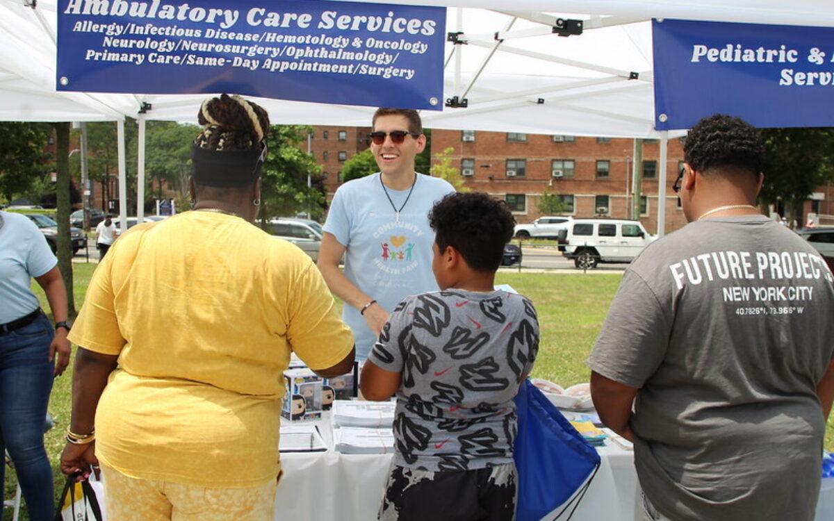 Dr Kenneth Tietjen South Brooklyn Health Community Health Fair